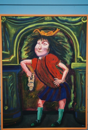 Queen of Weird Age 5 by artist Aralyn Hughes